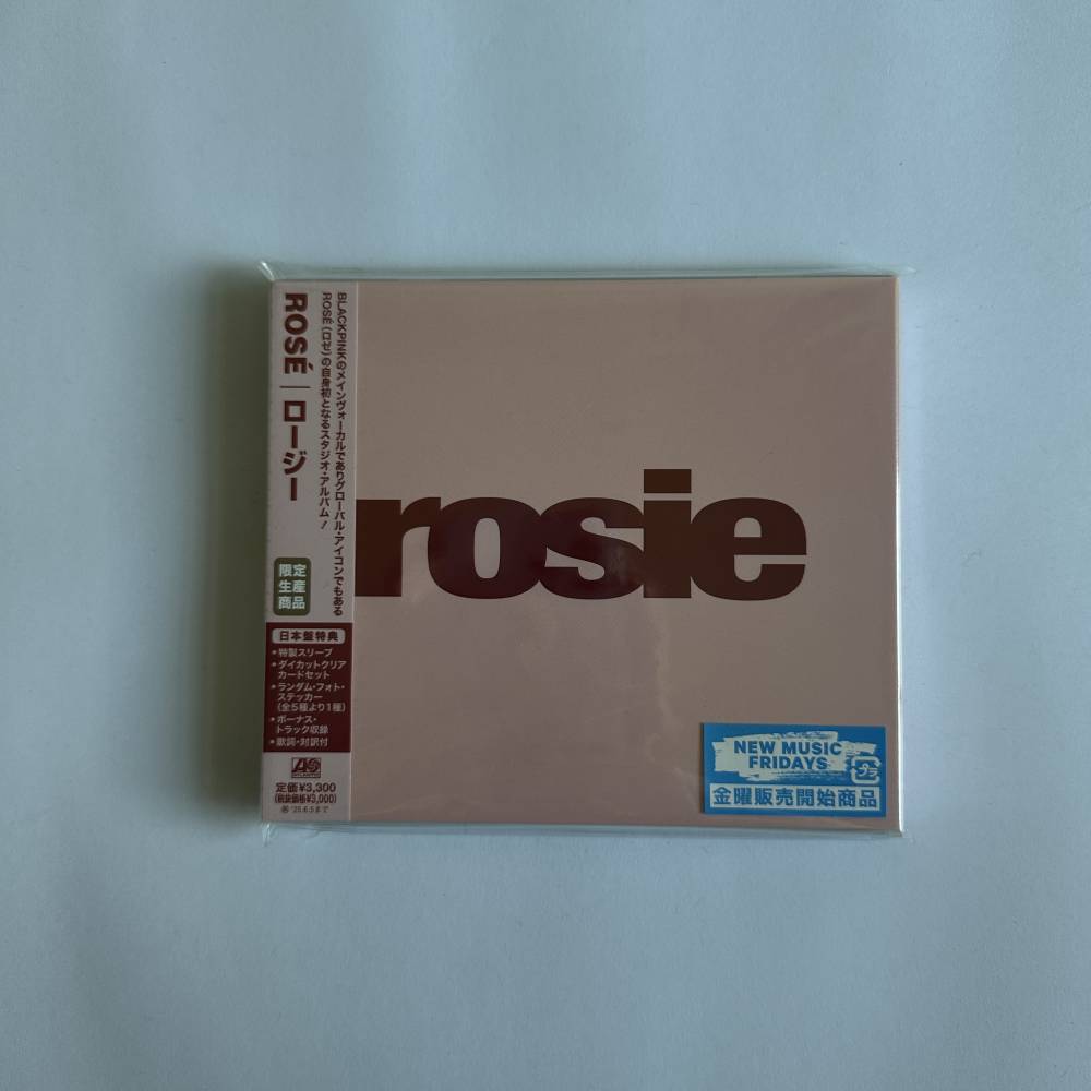 Rosie出品 ROSÉ 1ST STUDIO ALBUM 'ROSIE' - JAPANESE RELEASE VERSION